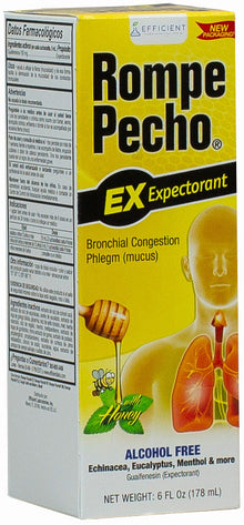 Rompe Pecho Regular classic cough syrup 6 oz the original Latin American cold medicine