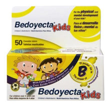 Bedoyecta Kids Children's Multivitamin Supplement With Iron Folic Acid Chewable Tablets Mixed Berry