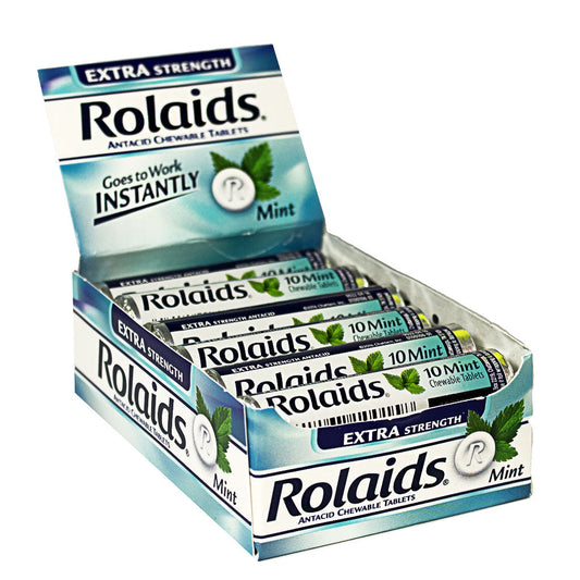 ROLAIDS EXTRA STRONG 10 MINT 12CT DISPLAY  /  UOM DSP