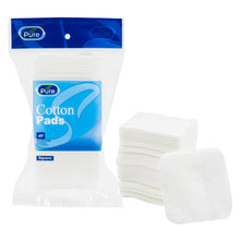 ALL PURE SQUARE COTTON PAD  40ct PK6 / UOM C24