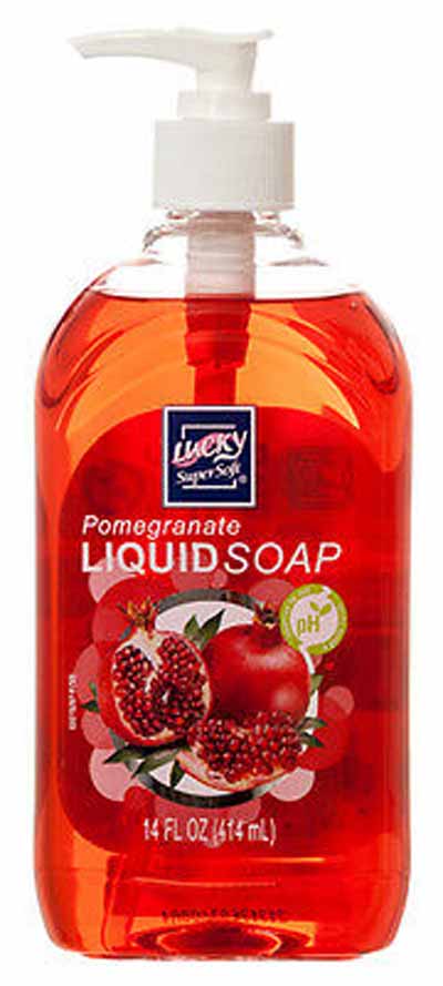 LUCKY CLEAR POMEGRATE 14oz PK6  /  UOM C12