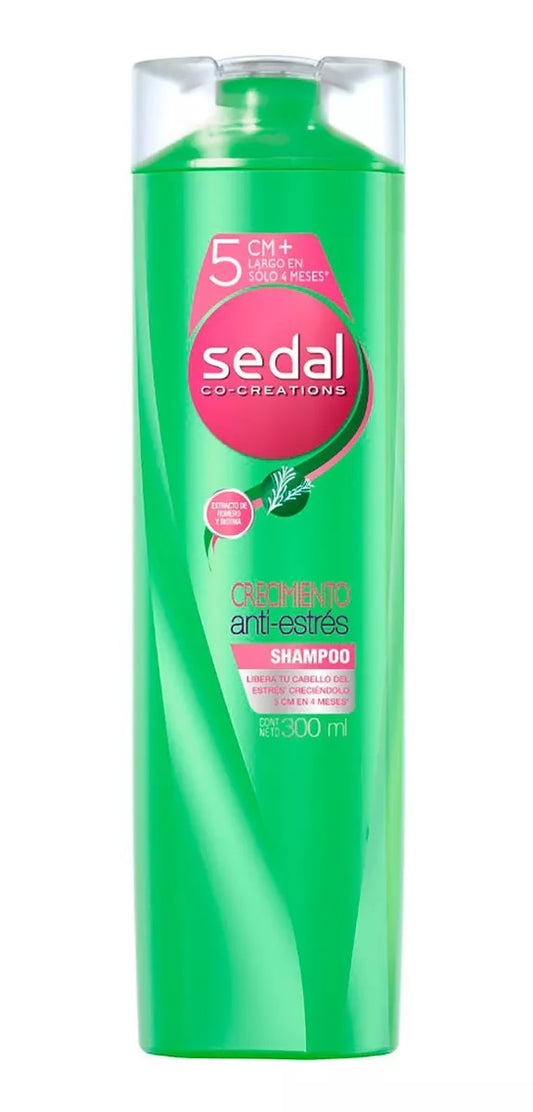 SEDAL SHAMPOO CRECIMIENTO ANTI-ESTRES 300ml - PK6 / UOM C12