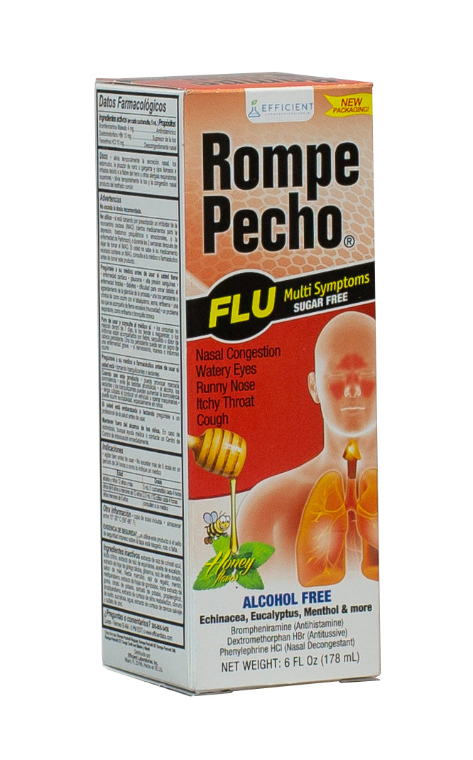 ROMPE PECHO  SF FLU 6 OZ. PK4  /  UOM C24