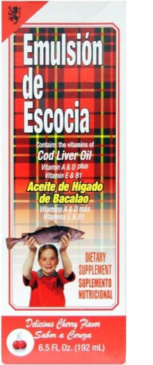 Emulsion De Escocia-Cherry 6.5 oz