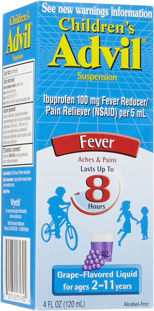 ADVIL CHILDREN 4OZ GRAPE PK3  /  UOM C12