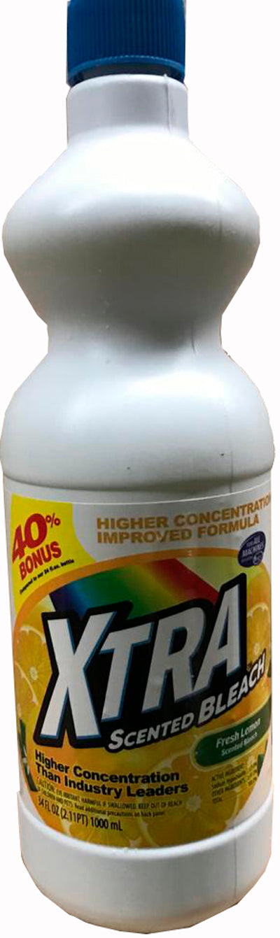 XTRA BLEACH FRESH LEMON 34oz CS10  /  UOM C10