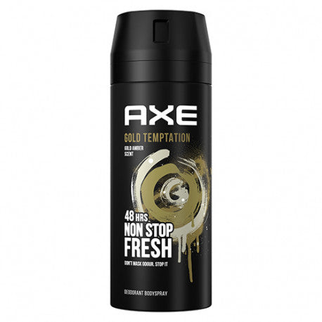 AXE BODY SPRAY GOLD TEMPTATION 150ML CS6  /  UOM C6