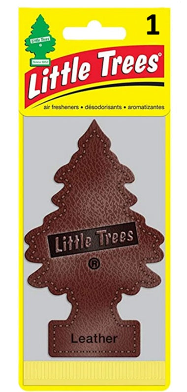 LITTLE TREES CAR FRESHNER LEATHER 24CT DISPLAY
