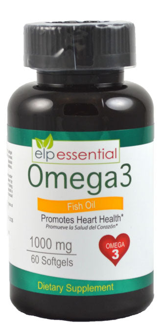 ELP OMEGA 3 FISH OIL 1000MG 60CT PK3  /  UOM C24
