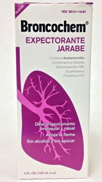 BRONCOCHEM 4OZ FOR COLD & COUGH PK3  /  UOM C12