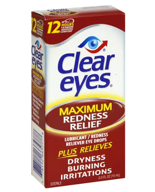 CLEAR EYES MAXIMUM RED RELIEF 0.5oz C12