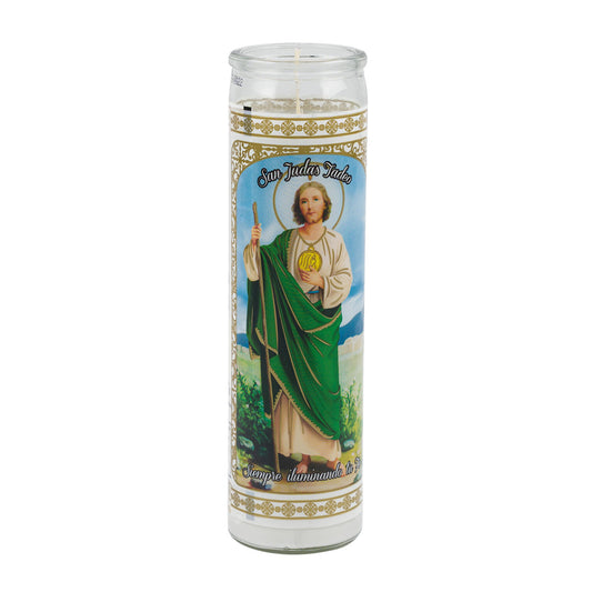 VELADORA SAN JUDAS TADEO BLANCA C12 / UOM C12