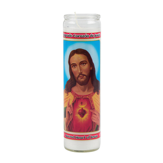 VELADORA SAGRADO CORAZON BLANCA C12 / UOM C12