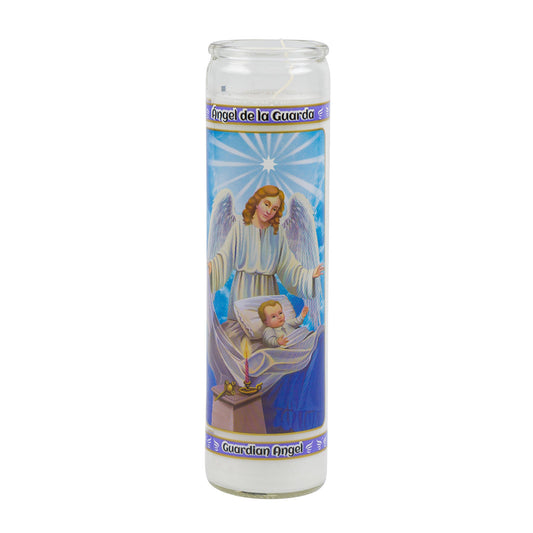 VELADORA ANGEL DE LA GUARDA BLANCA C12 / UOM C12