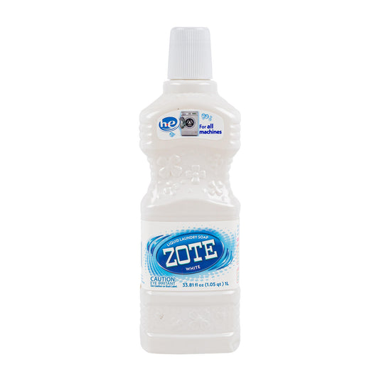ZOTE LAUNDRY LIQUID WHITE 1LT PK6
