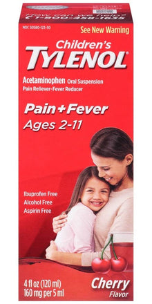 Tylenol Children's Pain and Fever liquid 4 oz cherry flavor acetaminophen for children