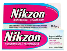 Nikzon Hemorrhoidal Cream, 0.9 OZ