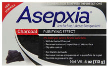 Asepxia Charcoal Cleansing Bar 4 oz deep pore cleansing soap for acne-prone skin