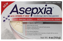 Asepxia Baking Soda Bar Soap 4 oz acne-fighting cleanser for pore clearing