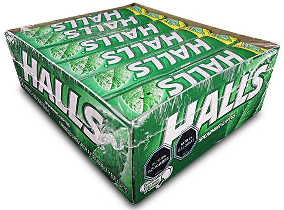 HALLS SPEARMINT 12CT DISPLAY  /  UOM DSP