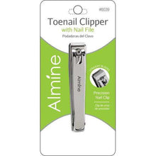 Almine Toenail Clipper with File, Large, 6-count