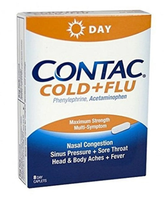 CONTAC COLD & FLU 8CT PK3  /  UOM C12