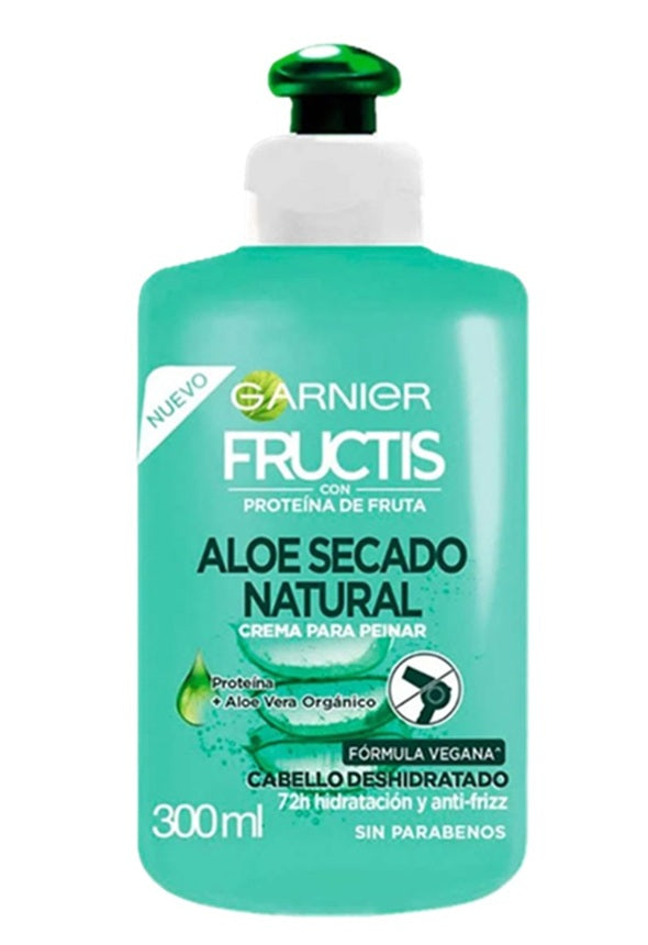 GARNIER FRUCTIS CREMA ALOE SECADO NATURAL 300ML PK6 / UOM C12