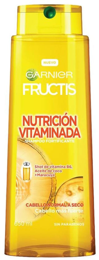 GARNIER FRUCTIS SHAMPOO NUTRICION VITAMINADA 650ML PK6  /  UOM C12