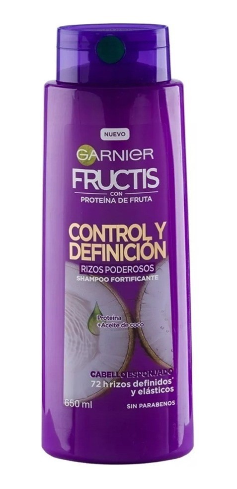 GARNIER FRUCTIS SHAMPOO CONTROL Y DEFINICION RIZOS 650ML PK6  /  UOM C12