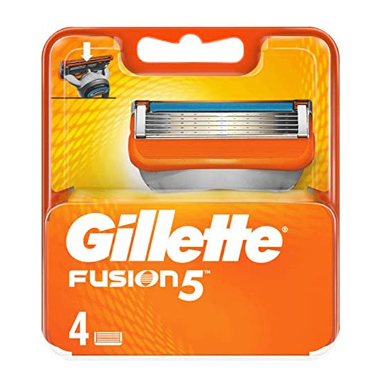 GILLETTE FUSION 5 BLADES 4'S PK5 / UOM C10