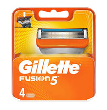 GILLETTE FUSION 5 BLADES 4'S PK5 / UOM C10