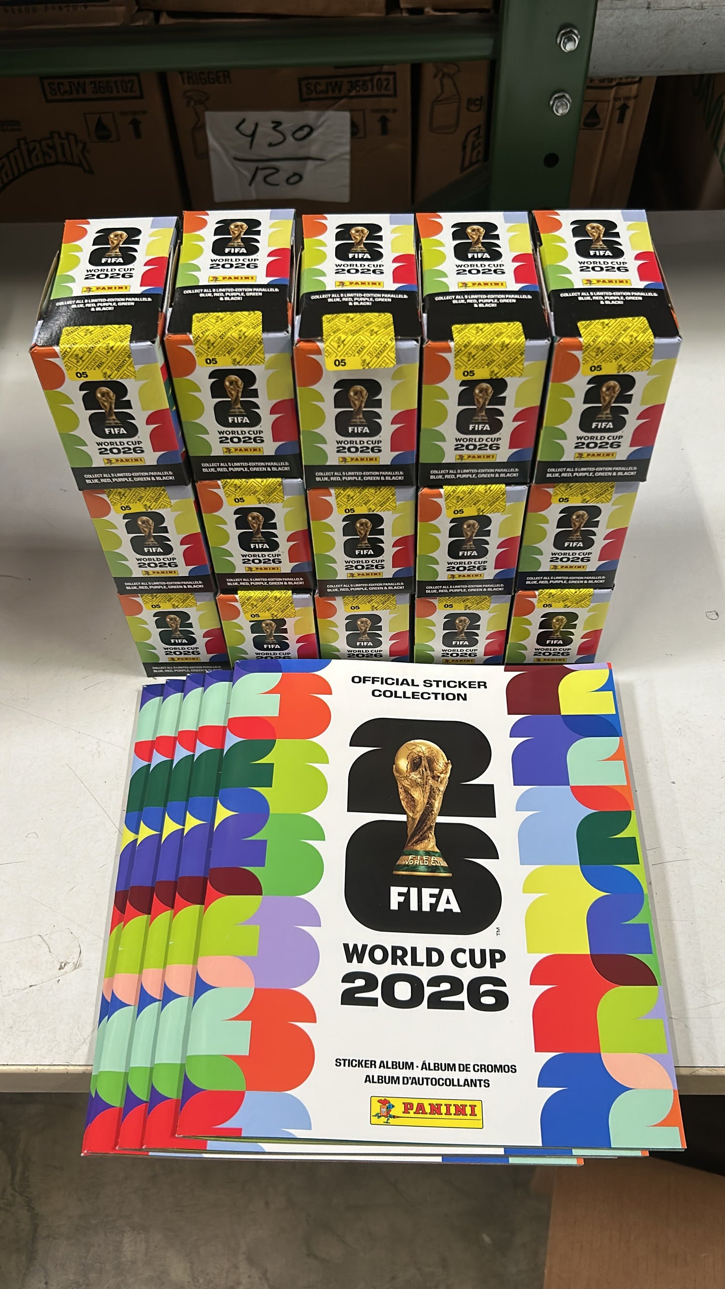 PANINI 2026 HALF MASTER CS 25ct plus 5 free albums