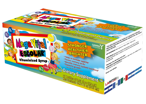 MEGAVITAL ESCOLAR 21 VIALES 15ml PK3  /  UOM C21