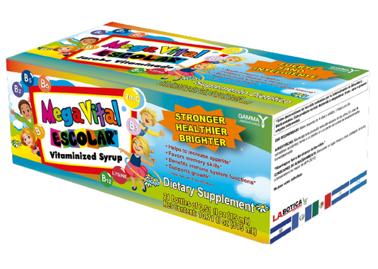 MEGAVITAL ESCOLAR 21 VIALES 15ml PK3  /  UOM C21