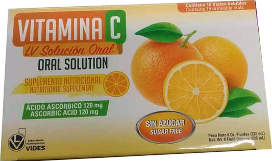 VITAMINA C 15 VIALES-VIDES-PK3  /  UOM C36