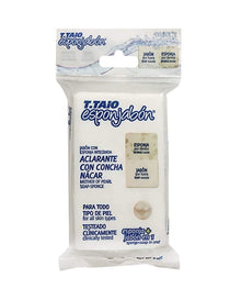 T.Taio Esponjabon Mother of Pearl Soap Sponge, 120g, 3-pack