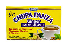 Chupa Panza Detox Tea 30 count box with pineapple and ginger for weight management