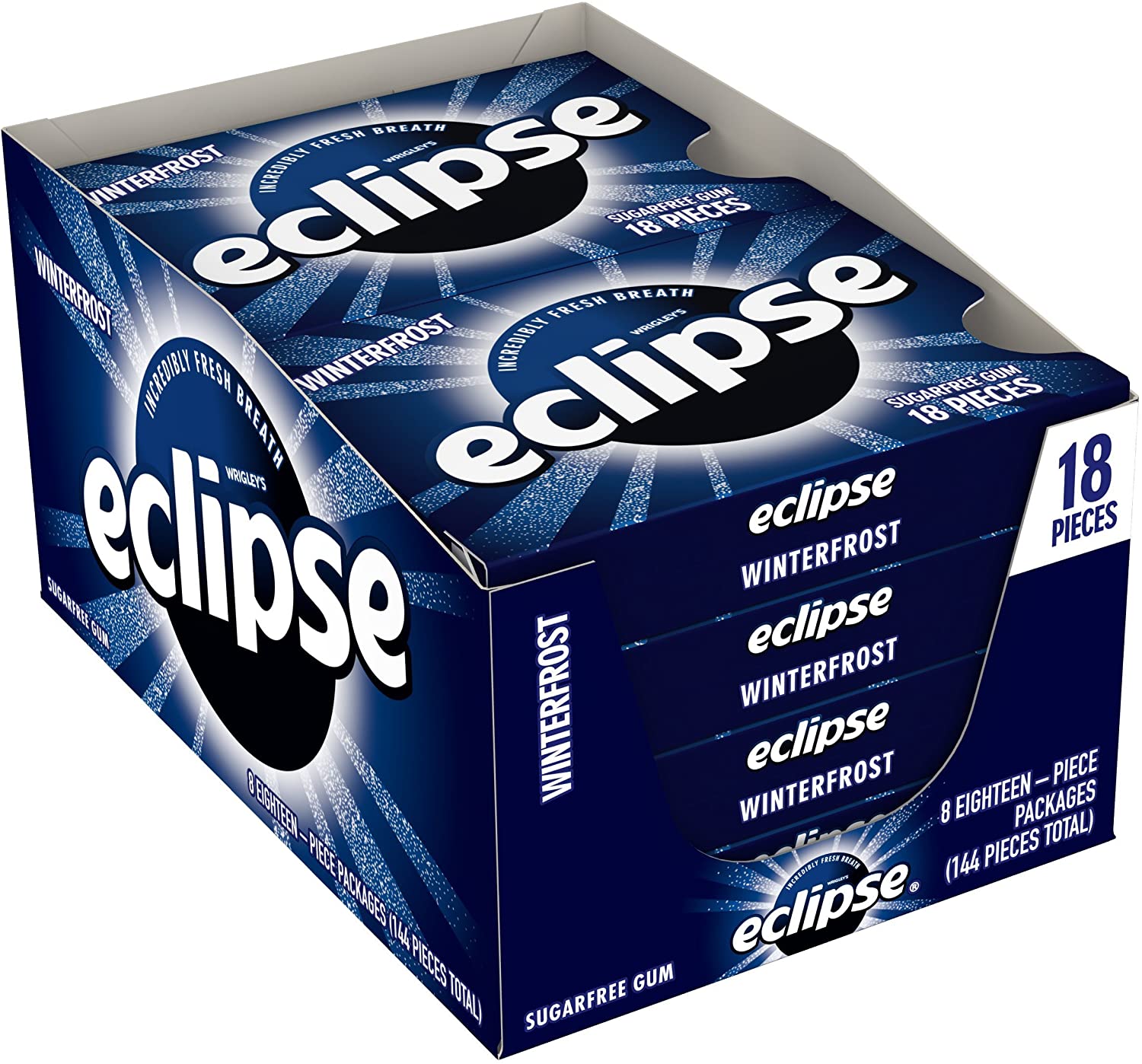ECLIPSE GUM 18 S WINTERFROST 8PK/BX DISPLAY  /  UOM DSP