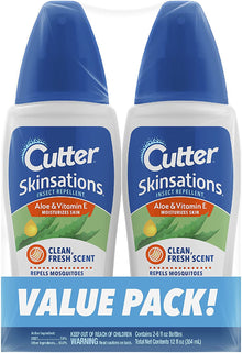 Cutter Skinsations Insect Repellent Pump Spray 6oz