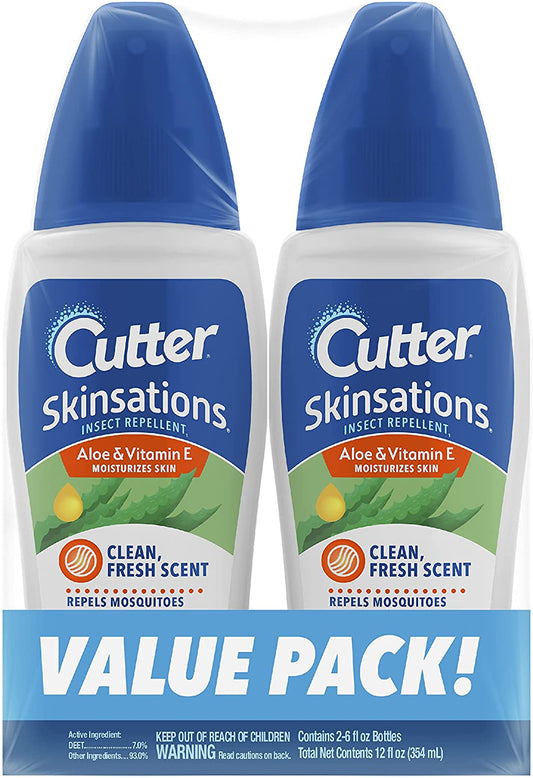 CUTTER INSECT REPELLENT PUMP SKINSATION 6oz PK6