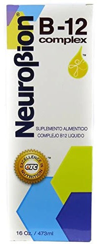 Neurobion B12 Jarabe vitamin B12 syrup 16 oz bottle for energy and nerve health