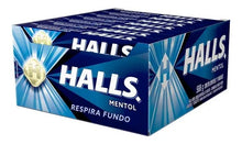 Halls Mentol Blue Mint 21 Count Display