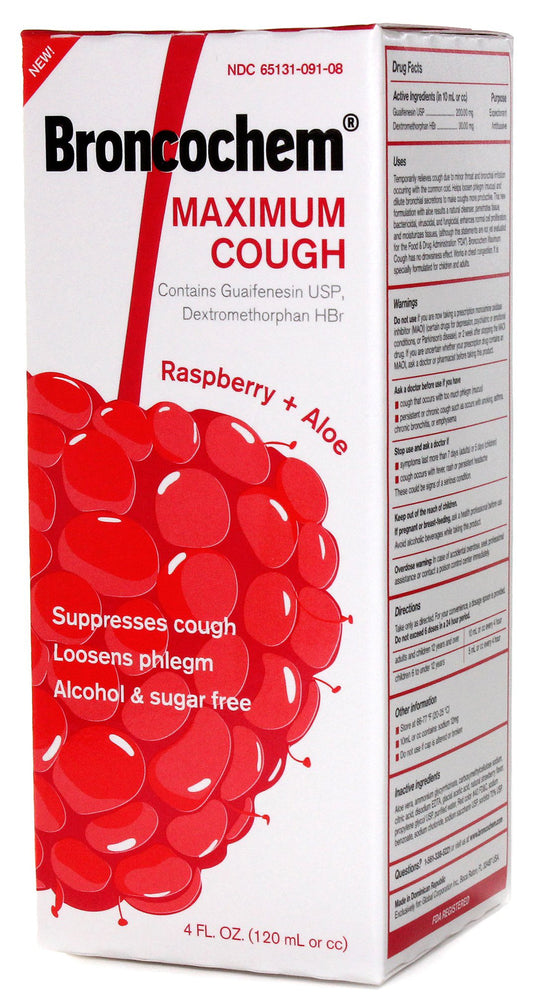 BRONCOCHEM MAX COUGH 4OZ PK3  /  UOM C12