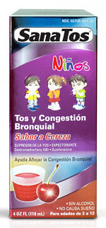 SANATOS CHILDREN S COUGH 4oz PK3  /  UOM C12