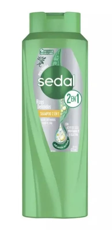SEDAL SHAMPOO 2 EN 1 RIZOS DEFINIDOS 21oz  /  UOM C12