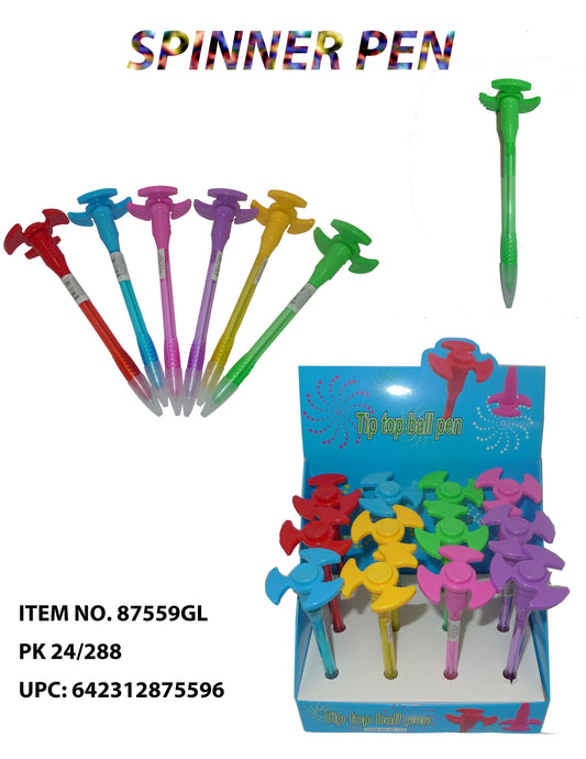 TOYS FIDGET SPINNER PEN DISPLAY 12CT  /  UOM DSP