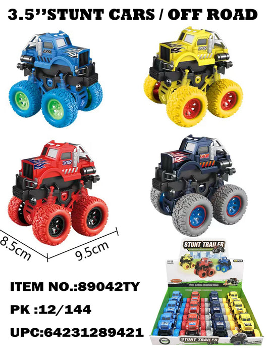 TOYS STUNT TRAILER FRICTION DISPLAY 12CT