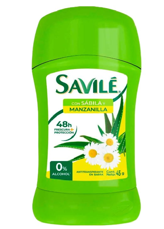 SAVILE DEO BARRA MANZANILLA 45gr PK6 / UOM C12
