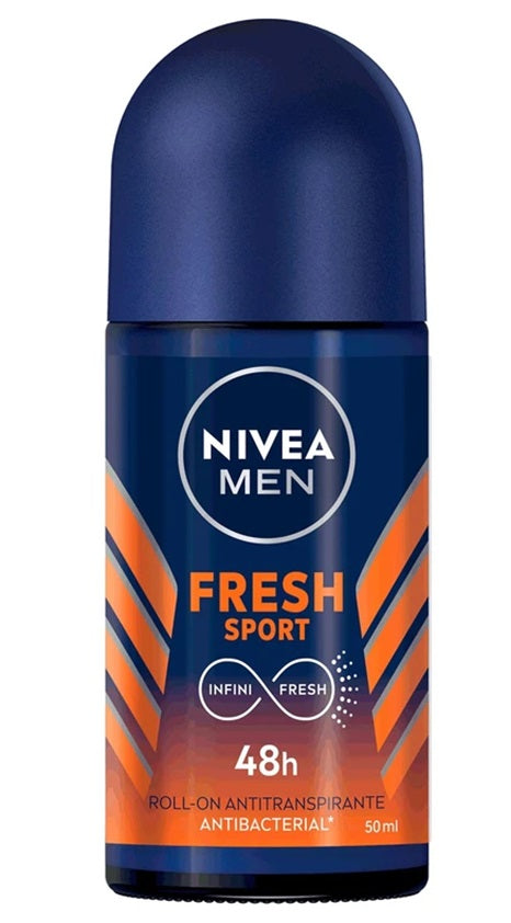NIVEA DEO MEN ROLL FRESH SPORT 50ml PK6 / UOM C12