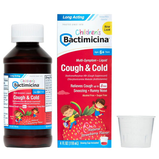 BACTIMICINA JARABE TOS Y RESFRIO - NINOS 4 OZ PK3  /  UOM C12